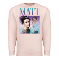 Pale Pink matt healy homage Premium Sweatshirt - linhVisuals