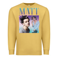 Antique Gold matt healy homage Premium Sweatshirt - linhVisuals
