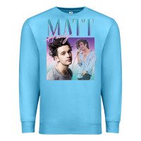 Ocean Blue matt healy homage Premium Sweatshirt - linhVisuals