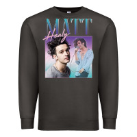 Smoke matt healy homage Premium Sweatshirt - linhVisuals