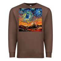 Chestnut van gogh never saw gallifrey Premium Sweatshirt - linhVisuals