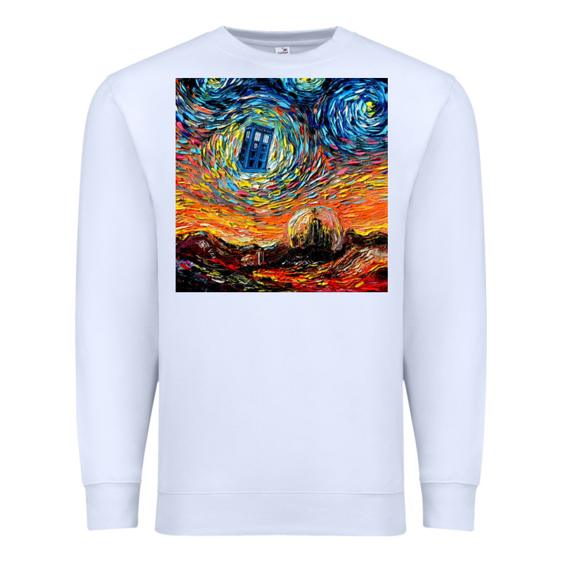 Van Gogh Never Saw Gallifrey Premium Sweatshirt by linhVisuals | Teevron