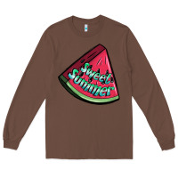 Chestnut sweet summer watermelon 1 Long Sleeve Tee - BundleAndBundleShop