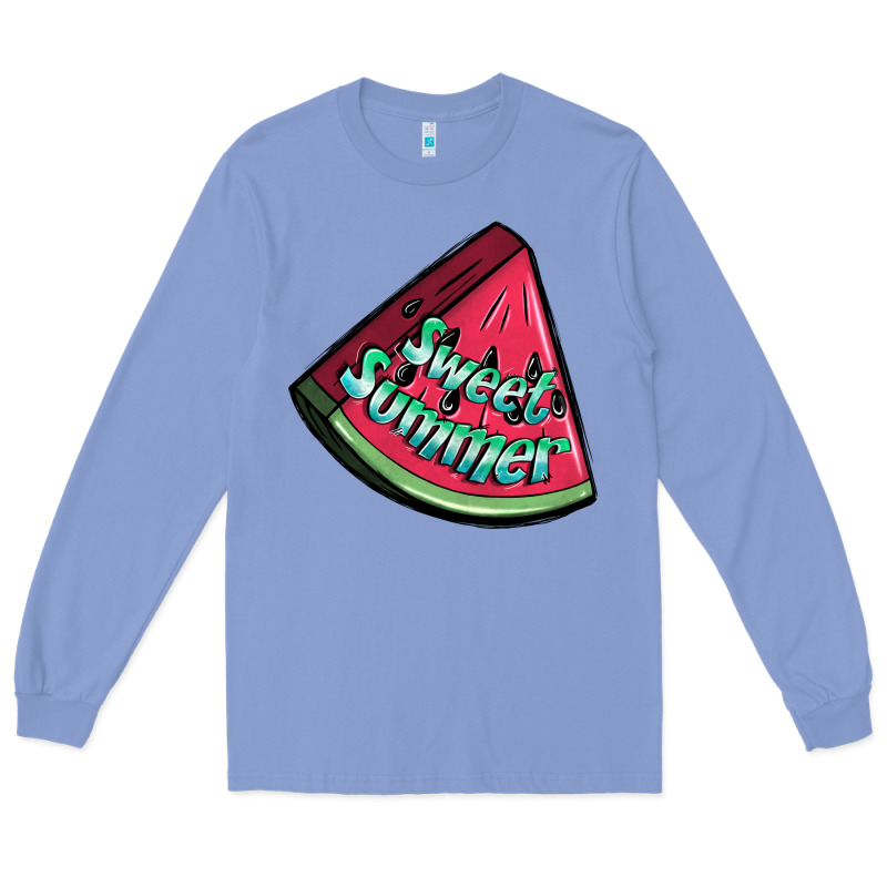 Sweet Summer Watermelon 1 Long Sleeve Tee by BundleAndBundleShop | Teevron