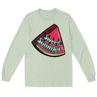 Matcha sweet summer watermelon 1 Long Sleeve Tee - BundleAndBundleShop