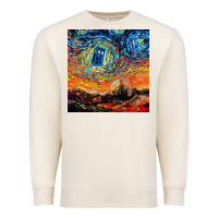 Sandshell van gogh never saw gallifrey Premium Sweatshirt - linhVisuals