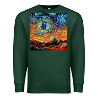 Sports Green van gogh never saw gallifrey Premium Sweatshirt - linhVisuals