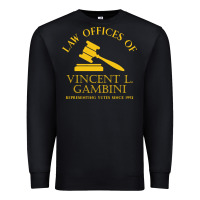Black vincent gambini law offices Premium Sweatshirt - linhVisuals