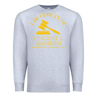 Heather Grey vincent gambini law offices Premium Sweatshirt - linhVisuals