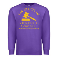 Purple vincent gambini law offices Premium Sweatshirt - linhVisuals