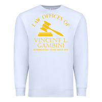 White vincent gambini law offices Premium Sweatshirt - linhVisuals