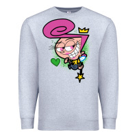 Heather Grey wanda Premium Sweatshirt - linhVisuals