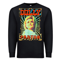 Black #parton vintage Premium Sweatshirt - linhVisuals