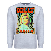 Heather Grey #parton vintage Premium Sweatshirt - linhVisuals