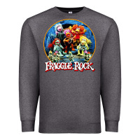 Charcoal Heather fraggle rock classic Premium Sweatshirt - linhVisuals