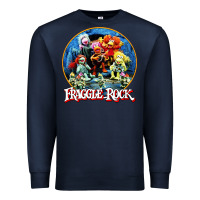 Navy fraggle rock classic Premium Sweatshirt - linhVisuals