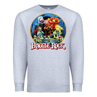 Heather Grey fraggle rock classic Premium Sweatshirt - linhVisuals