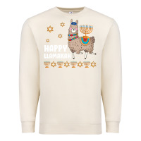 Sandshell happy llamakah llama withorah jewish Premium Sweatshirt - linhVisuals
