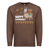 Chestnut happy llamakah llama withorah jewish Premium Sweatshirt - linhVisuals