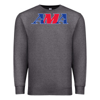 Charcoal Heather american motorcyclist association (AMA) Premium Sweatshirt - linhVisuals