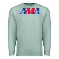 Seafoam american motorcyclist association (AMA) Premium Sweatshirt - linhVisuals