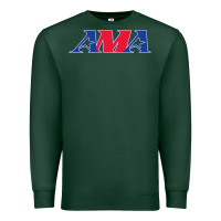 Sports Green american motorcyclist association (AMA) Premium Sweatshirt - linhVisuals