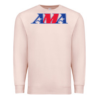 Pale Pink american motorcyclist association (AMA) Premium Sweatshirt - linhVisuals
