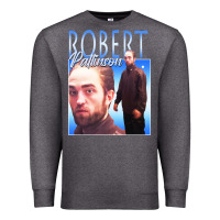 Charcoal Heather #robert pattinson Premium Sweatshirt - linhVisuals