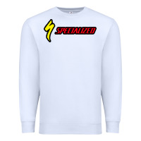 White Specialized Bikes Bicycle Premium Sweatshirt - linhVisuals