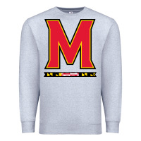 Heather Grey maryland terr Premium Sweatshirt - linhVisuals