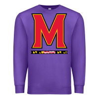 Purple maryland terr Premium Sweatshirt - linhVisuals