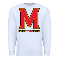 White maryland terr Premium Sweatshirt - linhVisuals