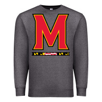 Charcoal Heather maryland terr Premium Sweatshirt - linhVisuals