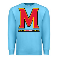 Ocean Blue maryland terr Premium Sweatshirt - linhVisuals