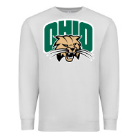 Dove Grey ohio bobc Premium Sweatshirt - linhVisuals