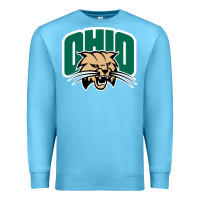 Ocean Blue ohio bobc Premium Sweatshirt - linhVisuals