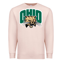 Pale Pink ohio bobc Premium Sweatshirt - linhVisuals