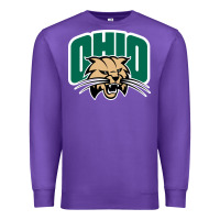 Purple ohio bobc Premium Sweatshirt - linhVisuals