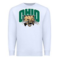 White ohio bobc Premium Sweatshirt - linhVisuals