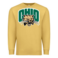 Antique Gold ohio bobc Premium Sweatshirt - linhVisuals
