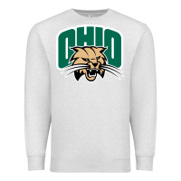 Oatmeal Heather ohio bobc Premium Sweatshirt - linhVisuals