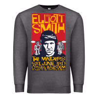 Charcoal Heather Elliott Smith Premium Sweatshirt - linhVisuals