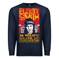 Navy Elliott Smith Premium Sweatshirt - linhVisuals