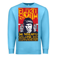 Ocean Blue Elliott Smith Premium Sweatshirt - linhVisuals