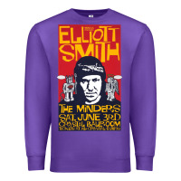Purple Elliott Smith Premium Sweatshirt - linhVisuals
