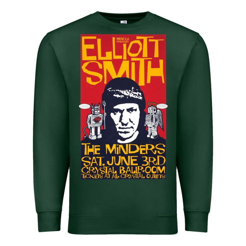 Elliott Smith Premium Sweatshirt by linhVisuals | Teevron