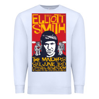White Elliott Smith Premium Sweatshirt - linhVisuals