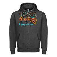 Charcoal Heather heifers be trippin ok maybe i pushed her Zipper Hoodie - JahusDesignShop