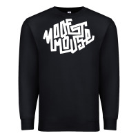 Black modest mouse Premium Sweatshirt - linhVisuals