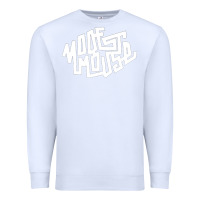 White modest mouse Premium Sweatshirt - linhVisuals